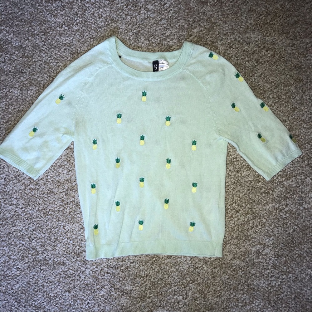 Pineapple Knit Sweater